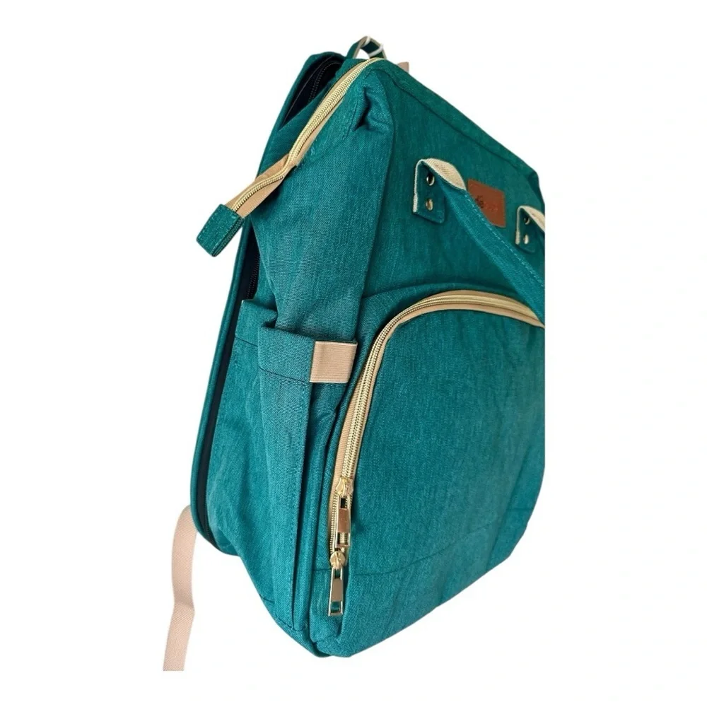 DEBUG Baby Diaper Bag Backpack Green Large Capacity Waterproof Size: OS